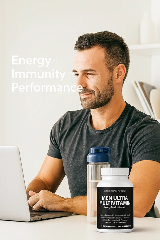 🔥 Men Ultra Multivitamin by BTP: The Daily Edge for Energy, Immunity & Performance