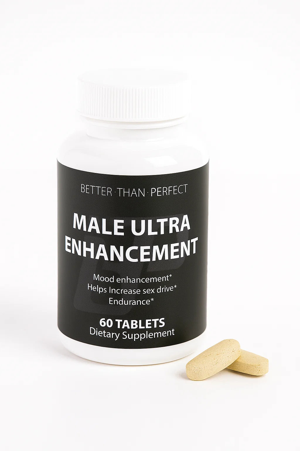 Male Ultra Enhancement supplement bottle for libido, stamina, and vitality support – BTP Supplements