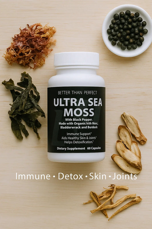 🌿 ULTRA SEA MOSS With Black Pepper: The Premium Sea Moss Blend for Total Body Wellness